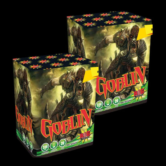 Goblin 20 Shot Cake by Big Star Fireworks - Buy 1 Get 1 Free