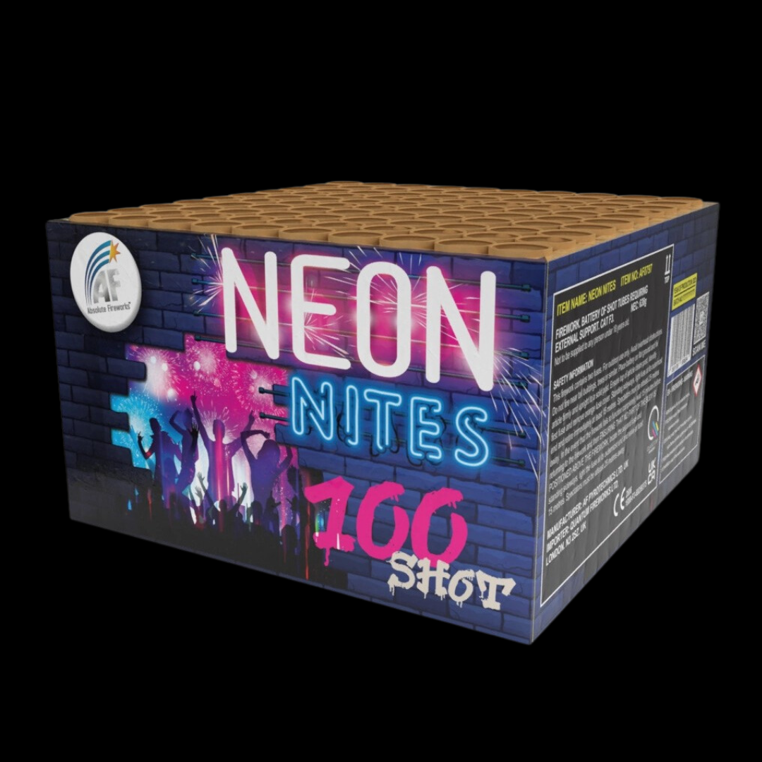 Neon Nites 100 Shot Cake by Quantum Fireworks