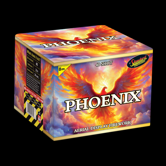 Phoenix 40 Shot Cake by Standard Fireworks