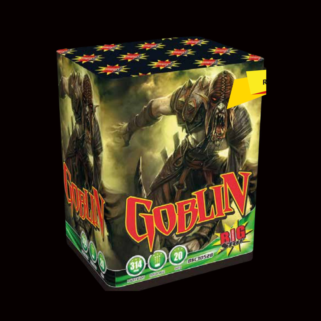 Goblin 20 Shot Cake by Big Star Fireworks - MK Fireworks King