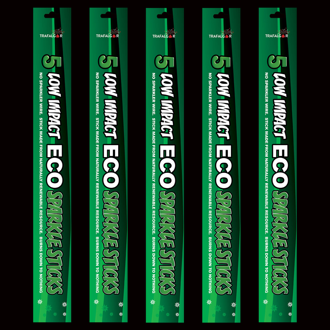 14" Eco Sparklers (5 Pack) by Trafalgar - Multibuy 6 for £10 - MK Fireworks King